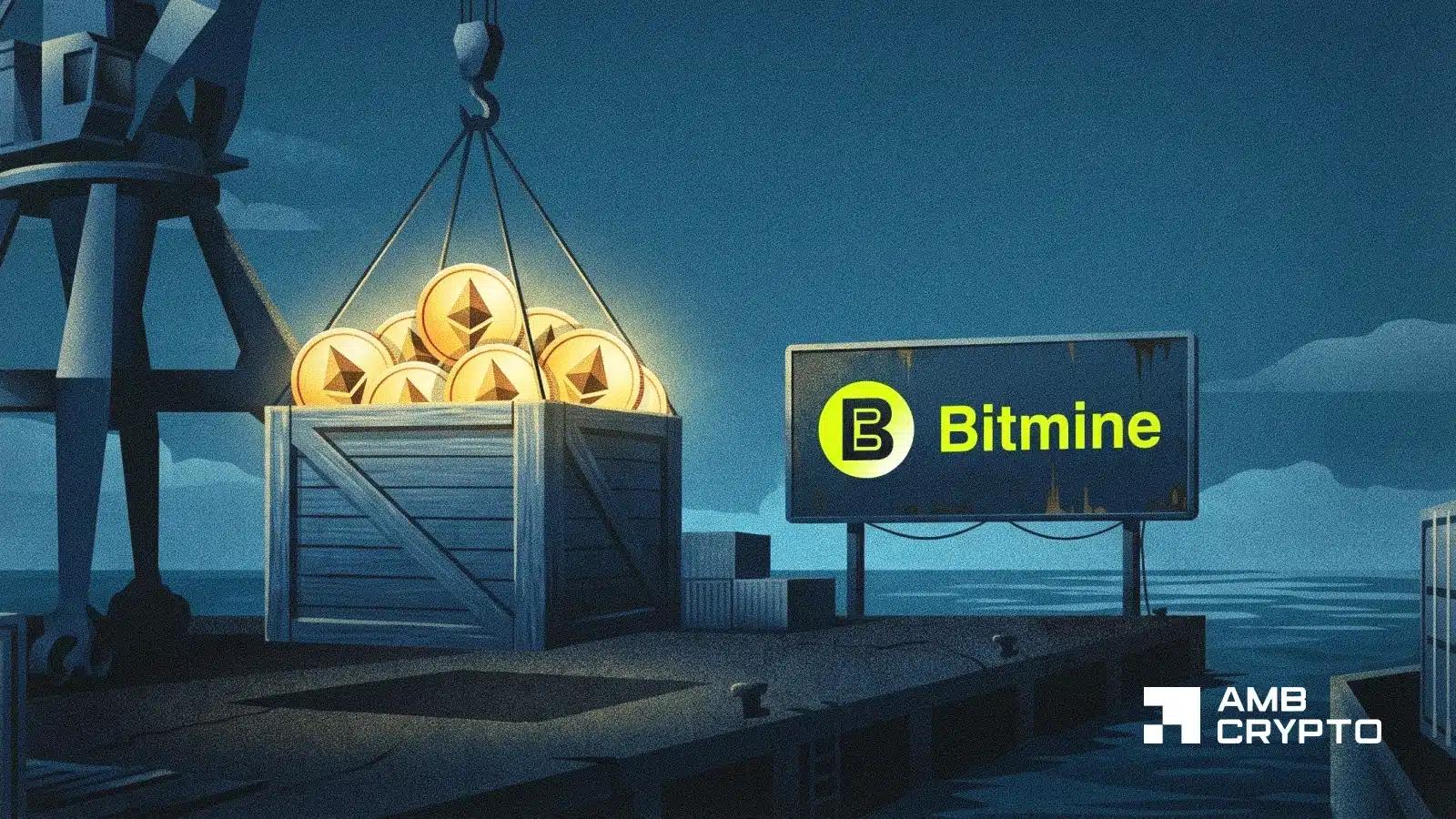 Bitmine Expands Ethereum Holdings to 5.7M ETH Worth $9.8B Amid Market Turbulence